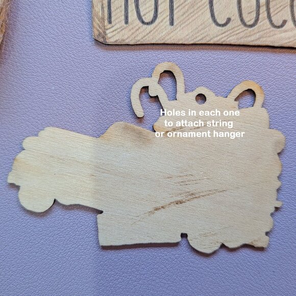 Never used Set 24 Christmas ornaments / Gift tags, 8 different Hot Cocoa designs - Picture 10 of 11